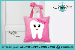 Tooth Fairy SVG, Tooth Fairy Accessories, Cartoon Teeth Product Image 13