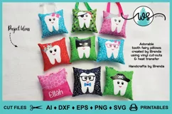 Tooth Fairy SVG, Tooth Fairy Accessories, Cartoon Teeth Product Image 4
