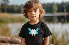 Tooth with Fairy Wings Applique Embroidery