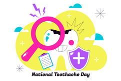 10 National Toothache Day Illustration Product Image 4