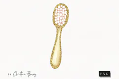 Watercolor Toothbrush - Tooth Fairy PNG Product Image 1