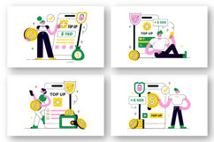 10 Top Up Balance Illustration Product Image 2