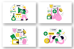 10 Top Up Balance Illustration Product Image 3