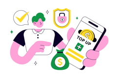10 Top Up Balance Illustration Product Image 4