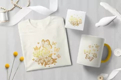Butterflies and flowers / Butterflies and flowers SVG Product Image 3