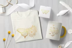 Butterflies and flowers / Butterflies and flowers SVG Product Image 3