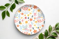 Pastel Sea animals' pattern seamless for fabric Product Image 4
