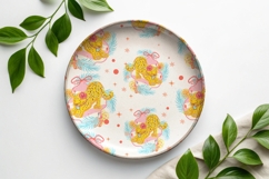 Retro Tropical jungle Leopard summer pattern seamless Product Image 3