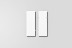 Top View Minimalist Ticket Mockup Product Image 3