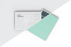 Top View Postcard Mockup Product Image 3