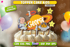 Custom Kids Cake Topper Laser Cut Bundle,Birthday Cake Decor Product Image 6