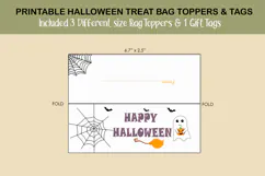 Halloween treat bag toppers and Tag Product Image 3
