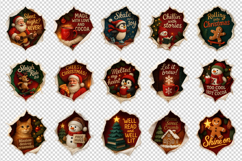 Torn Fabric Tear Christmas clipart sublimation bundle png Product Image 2