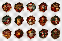 Torn Fabric Tear Christmas clipart sublimation bundle png Product Image 3