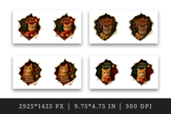 Torn Fabric Tear Christmas mug wrap printable sublimation Product Image 2