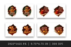 Torn Fabric Tear Christmas mug wrap printable sublimation Product Image 2