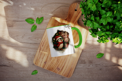 Torn Fabric Tear Christmas mug wrap printable sublimation Product Image 4