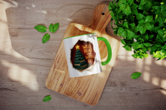 Torn Fabric Tear Christmas mug wrap printable sublimation Product Image 4