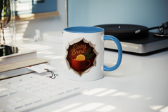 Torn Fabric Tear Christmas mug wrap printable sublimation Product Image 5