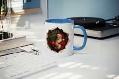 Torn Fabric Tear Christmas mug wrap printable sublimation Product Image 5