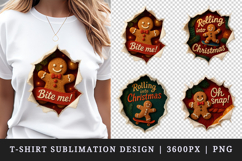 Torn Fabric Tear Christmas clipart sublimation design png Product Image 2