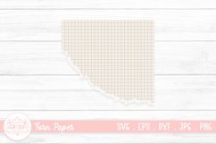 Torn Paper Clipart Illustration | Ripped Note Paper Sticker Product Image 1