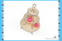 3-Tier Wooden Laser Cutting Stand, Party Snack Stand Product Image 3