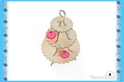 3-Tier Wooden Laser Cutting Stand, Party Snack Stand Product Image 2