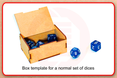 Laser cut SVG design Dice tower template Digital download Product Image 4