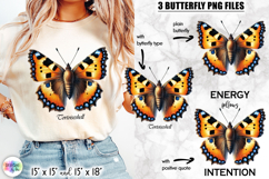 Inspirational Quotes Sublimation, Butterfly Clipart PNG Product Image 1