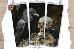 Dark Academia Tumbler Wraps PNG Product Image 2