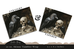 Dark Academia Tumbler Wraps PNG Product Image 6