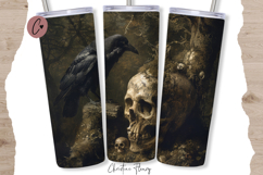 Dark Academia Tumbler Wraps PNG Product Image 3
