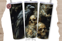 Dark Academia Tumbler Wraps PNG Product Image 5