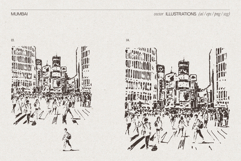 Tokyo Streets Crossing Sketches Product Image 4