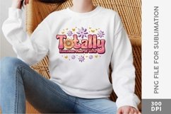 Totally Awesome Mom of Girls, Mothers day Sublimation PNG Product Image 2