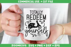 Totally redeem yourself SVG | Scooter SVG | Vespa SVG Product Image 2