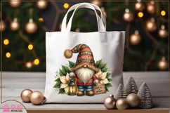 Merry and Bright Christmas Gnome png, Christmas Gnome png Product Image 7