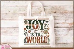Joy to the World, boho vintage Christmas shirt design png Product Image 6