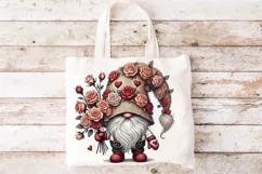 Valentine Bouquet Gnomes, Valentine's Day gnomes with roses Product Image 5