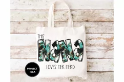 This Nana Loves Her Herd sublimation, Nana png, Grandma png Product Image 3