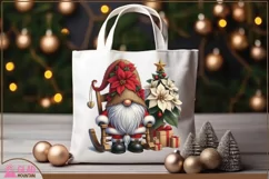 Santa Christmas Gnome png, Christmas Gnome sublimation png Product Image 7