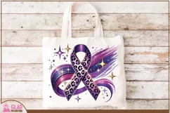 Epilepsy Awareness Ribbon png, Pancreatic Cancer Glitter png Product Image 4
