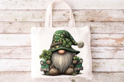 St. Patrick Day Gnomes, Saint. Patrick's shamrock gnome pngs Product Image 5