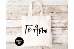 Te amo svg, I love you in spanish, Valentine's Day Product Image 4