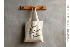 Canvas Tote Bag Mockup Shopping Bag White Natural Blank_10 Product Image 1