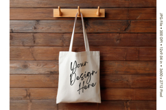 Canvas Tote Bag Mockup Shopping Bag White Natural Blank_11 Product Image 1