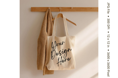 Canvas Tote Bag Mockup Shopping Bag White Natural Blank_11 Product Image 1
