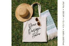 Canvas Tote Bag Mockup Shopping Bag White Natural Blank_120 Product Image 1