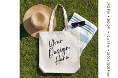 Canvas Tote Bag Mockup Shopping Bag White Natural Blank_122 Product Image 1